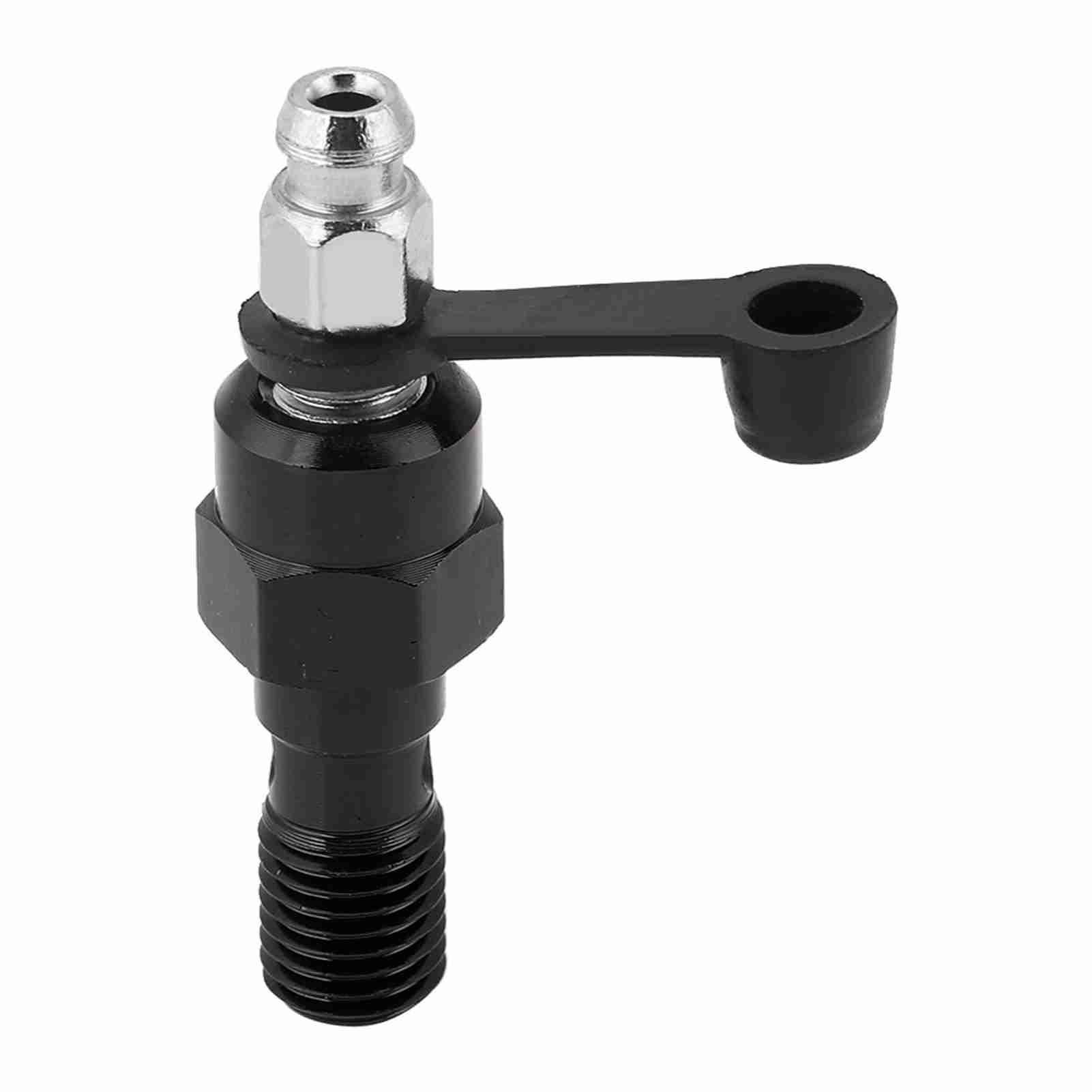 M10x1.0mm Motorcycle Brake Master Caliper Bleed Screw Nipple Banjo Bolt   Dust Cap Black чёрный