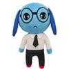 New Horror Animal Hospital Plush Toy Blue Dog Soft Stuffed Cartoon Doll Collectible For Adult Fans Home Decoration Cuddly Gift