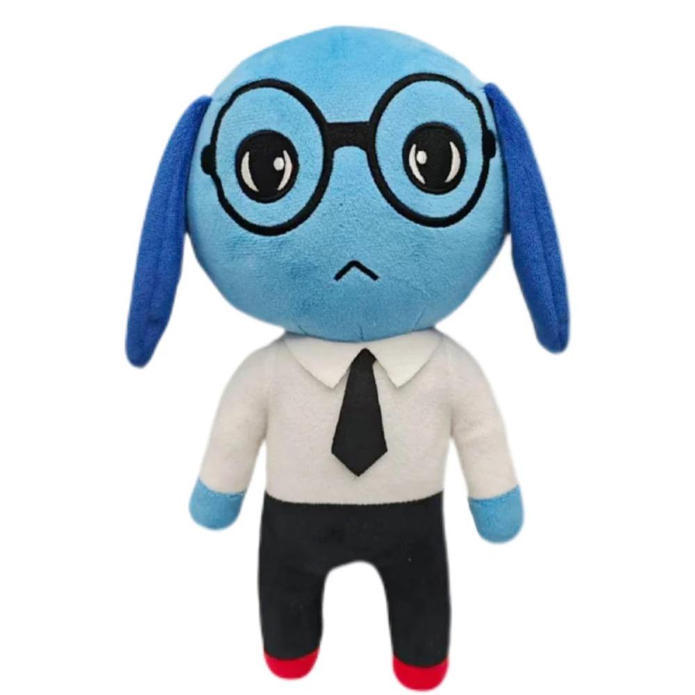 New Horror Animal Hospital Plush Toy Blue Dog Soft Stuffed Cartoon Doll Collectible For Adult Fans Home Decoration Cuddly Gift