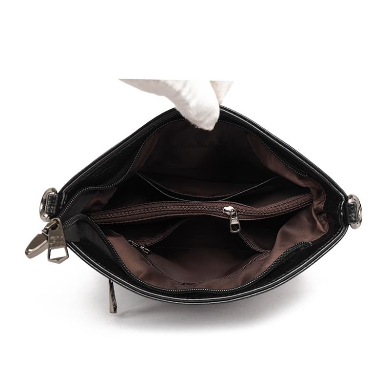 Multi Functional Casual Crossbody Bag PU Soft Leather Retro Crossbody Bag Women's Shoulder Bag Simple Casual Bag
