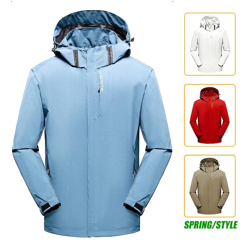 Spring and Autumn Outdoor Mountaineering Clothing Windproof and Waterproof Jacket Jacket Breathable Casual Men's Jacket