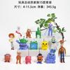 15pcs/Set Toy Story Woody Buzz Lighty Forky Rex Action Figure Toy Anime Figurine Desktop Decoration Model Ornaments Toys