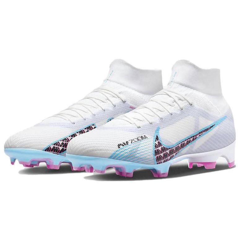 Nike Zoom Mercurial Superfly 9 Pro FG Blast Pack Men Sneakers White Pink-Blast Indigo-Haze DJ5598-146