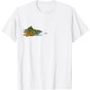 iDestiner Fly Fishing Brook Trout Dry Fly Tying Fisherman T-Shirt