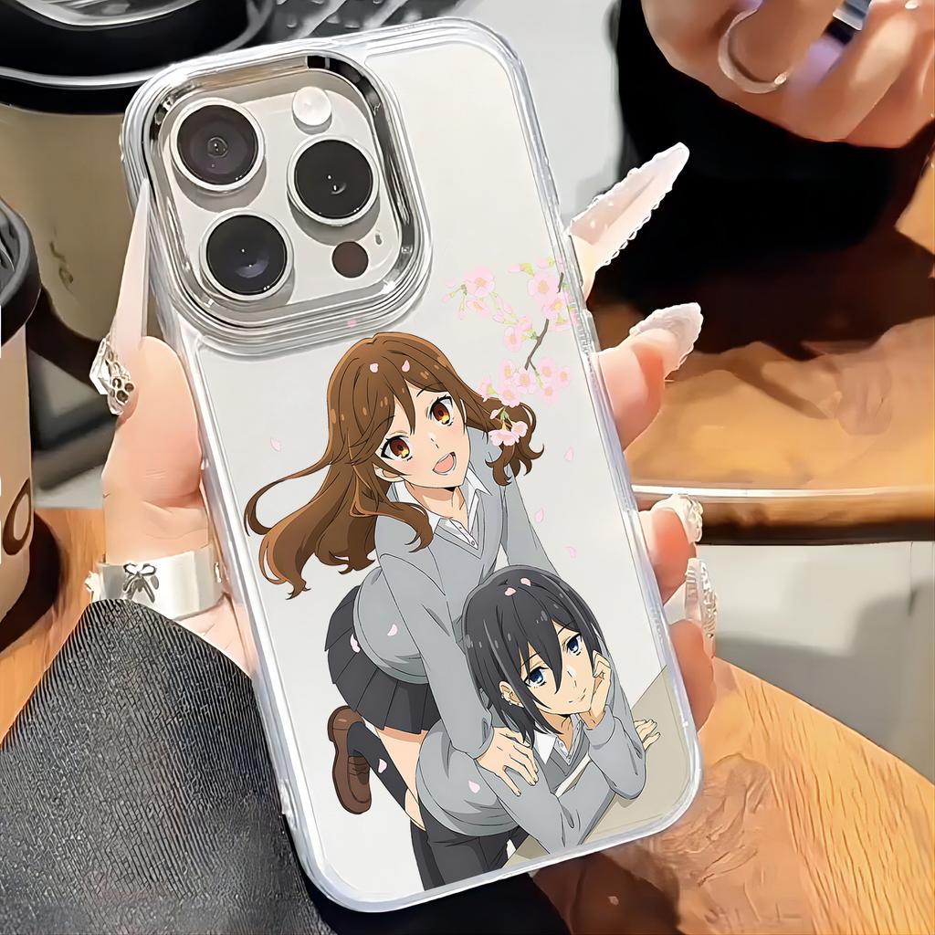 Cartoon H-Horimiya Phone Case For iPhone 17 16e 16 15 14 13 12 11 Mini Pro Max X XR XSMAX 8 7 Air Plus Transparent Soft Cover