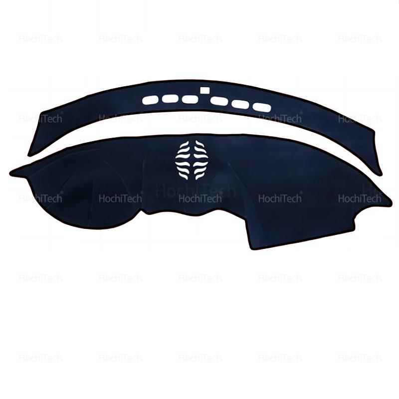 For Jaguar XJ XJL X351 2010-2019 Car Dashmat Black/Brown Leather Dashboard Cover Suede Leather Dash Mat Pad Sunshade Accessories