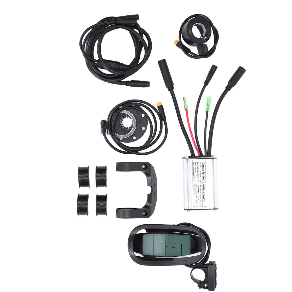 Electric Bike Conversion Kit LCD6 Display Full Waterproof DIY Electric Mountain Bicycle Modification Kit 15A