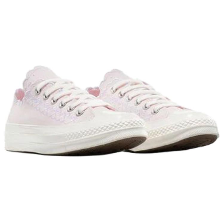 Converse Chuck 70 Comfortable Versatile Low-Top Canvas Shoes Unisex Sneakers Pink A13542C