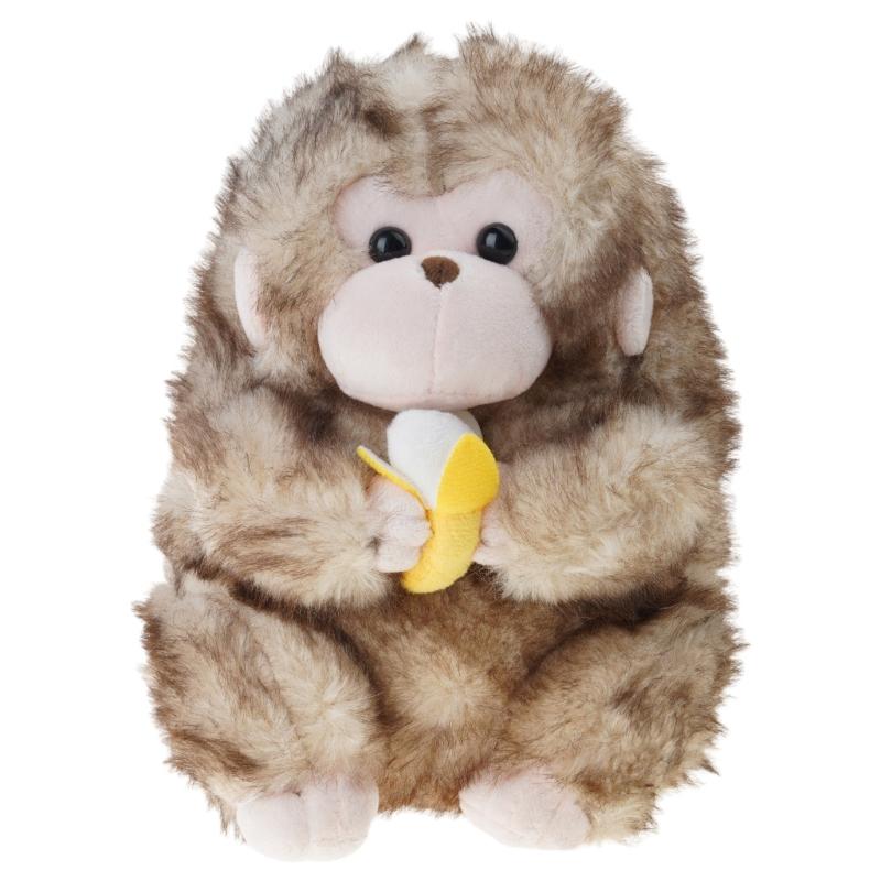 Soothing Stuffed Animals Golden Monkey Doll Stress Toy Decors Soft Dolls Baby Toy for Toddlers Emotion Smooth Christmas Gift 23cm