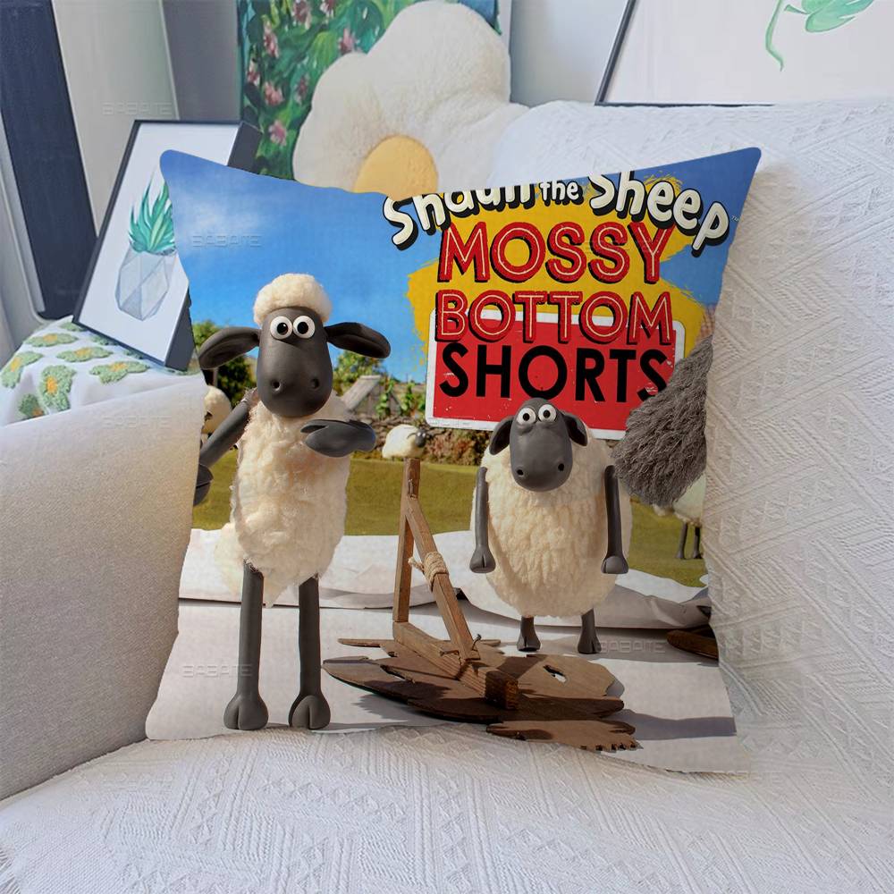 Cartoon S-shaun The S-sheep Pillowcase Toon Gift Cushion Cover Bedroom Home Sofa Chair Seat Decor Pillow Case