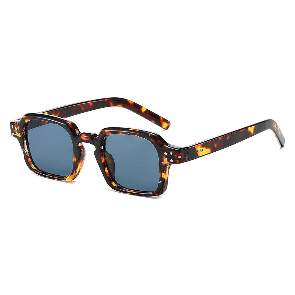 New retro simple square sunglasses high-quality American versatile men's sunglasses for women