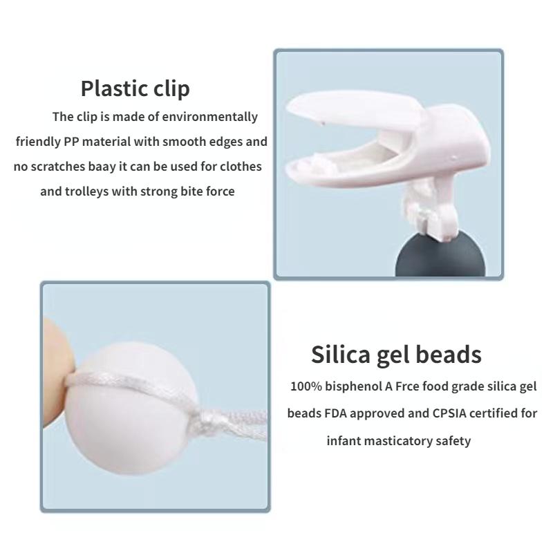 Silicone Pacifier Clips New Baby Nipples Children Holder Clip Chain Pacifier Children Teething Toys