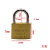 5 PC 20mm Padlocks Open by Same Keys Copper Locks Padlock for Drawer Luggage Case Box Hardware