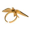 Eleganter Vogel-Flügel Offener Ring Handwerk aus Edelstahl Materialien Dekoration für Stilvolle Frauen Freizeitkleidung Outfits