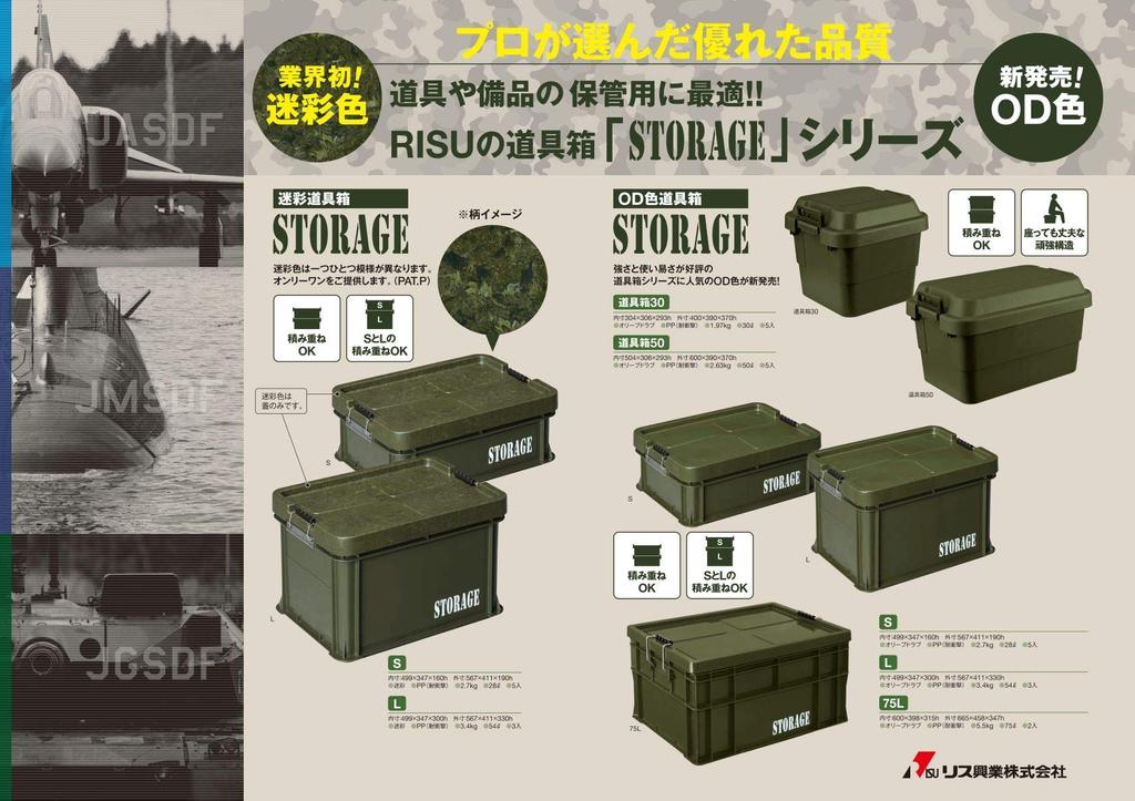 Risu Camouflage Tool Box S Storage Professional