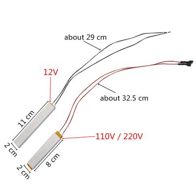1 ks 220V/110V/12V Izolovaný PTC Keramický Vzduchový Ohřívač Inkubátor na Vejce Vykurovací Vybavení pro Lihnutí Teplý Nástroj Náhradní Díly