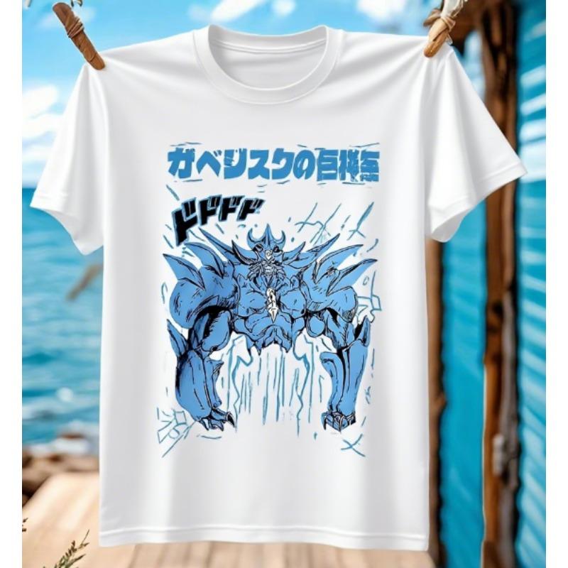 Trend Summer 2025 Cosplay Neutral Black and White Obelisk T-Shirt The Tormentor Kaiba Yu Gi Oh Yu-Gi Oh Black Shirt All Sizes