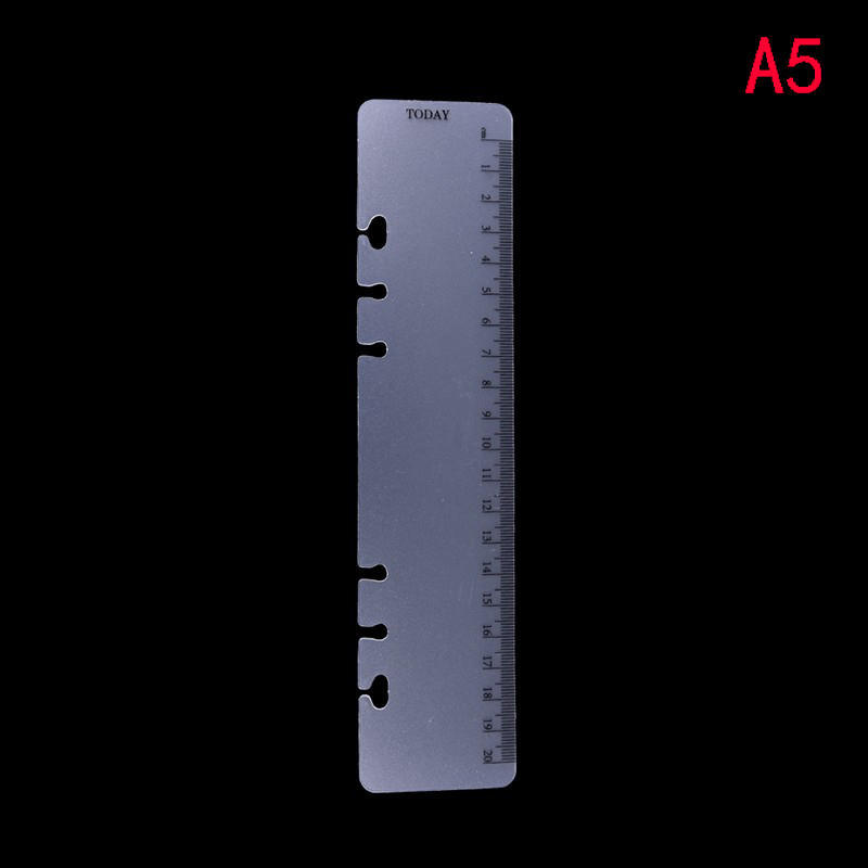 Lineal A5 PVC Planer Agenda für 6 Löcher lose Blatt Spiralen Notebook