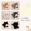 Cuscino corporeo peluche gatto tigrato marrone calico texture realistica bianco nero soffice morbido cuscino regalo giocattolo coccole articoli vari articoli moe