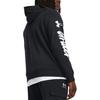 Under Armour Alphabet Logo Print Hooded Sweatshirt Men Tops Black 1379760-001