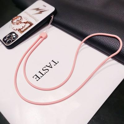 Neck Hanging Silicone Long Phone Chain Lanyard Cellphone Rope Strap For Iphone For Android Keychain Bag Decoration