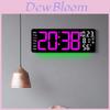 Modern Minimalist Digital Wall Clock With Led Display For Living Room Office Decor