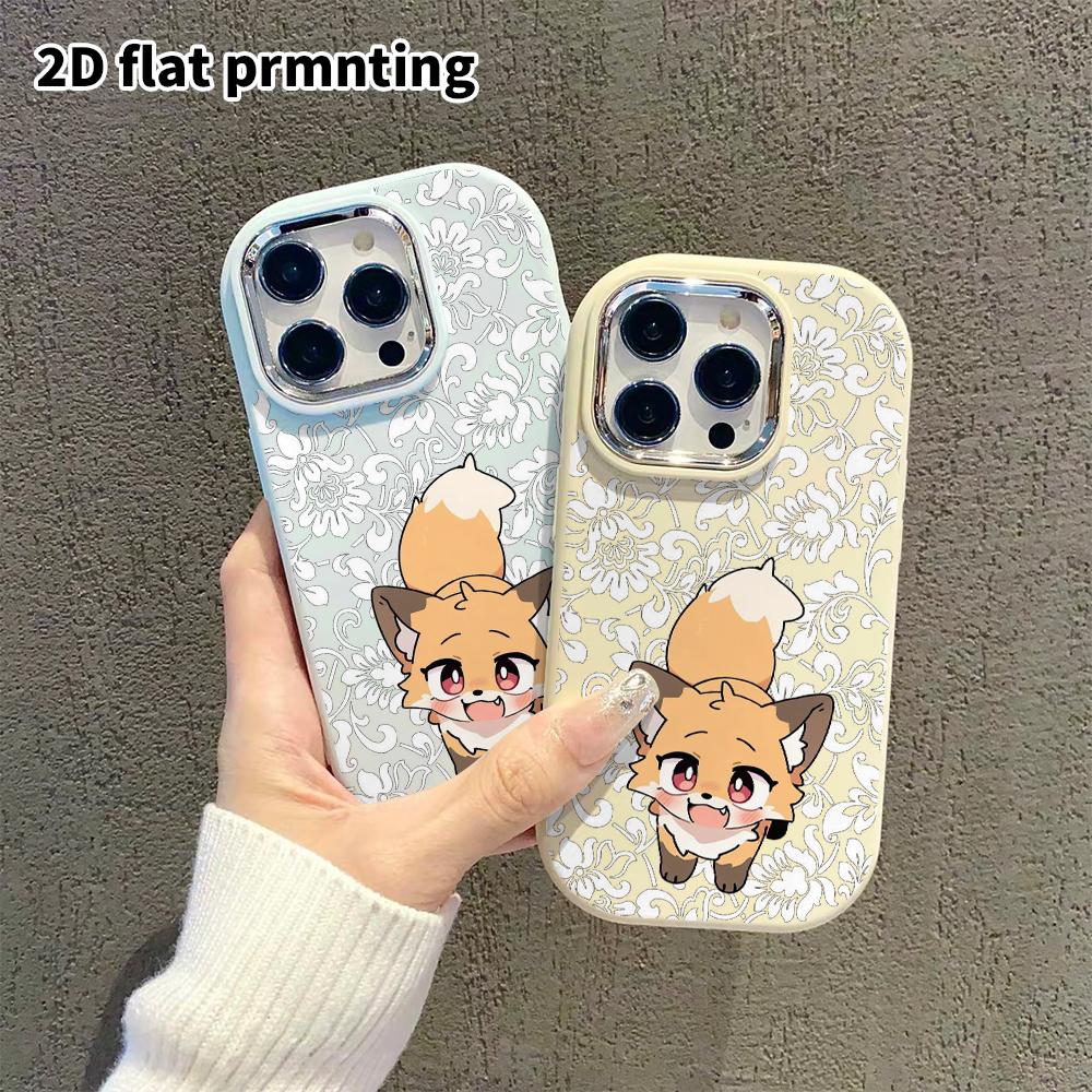 Phone Case: 2D Flat Design Suitable for iPhone 18 17 16 15 14 13 Pro Protective Case, Couple Style, Little Fox, Christmas and Halloween Gifts