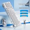 Z99 Transparent Bluetooth Crystal Keyboard & Mouse Set - Silent Mechanical Design for Girls' Office Use.