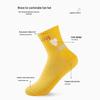 Langsha Women's 5-Pack Pure Cotton Mid-Calf Socks