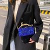 Acrylic Transparent Box Bag, Women's 2025 New European and American Fashion Ice Crack Niche Versatile Portable Dinner Bag