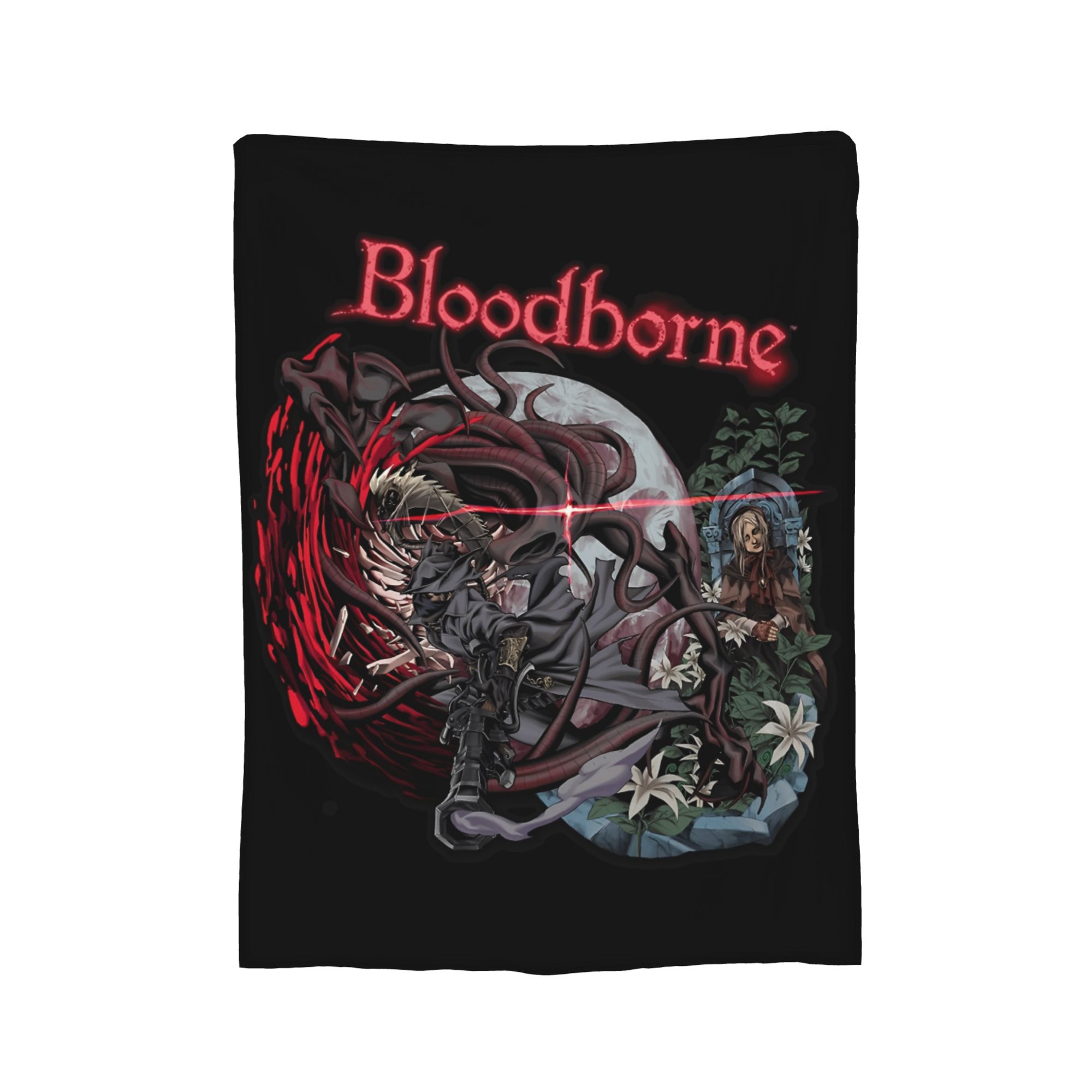 

Bloodborne Video Game Blankets Flannel Printed Multi-function Super Warm Throw Blanket for Bed Office Quilt 150x180cm