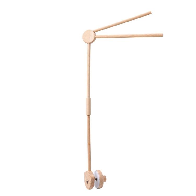 Baby Cribs Wood Holder for Mobiles and Bed Bells, Adjustable for Nursery Use