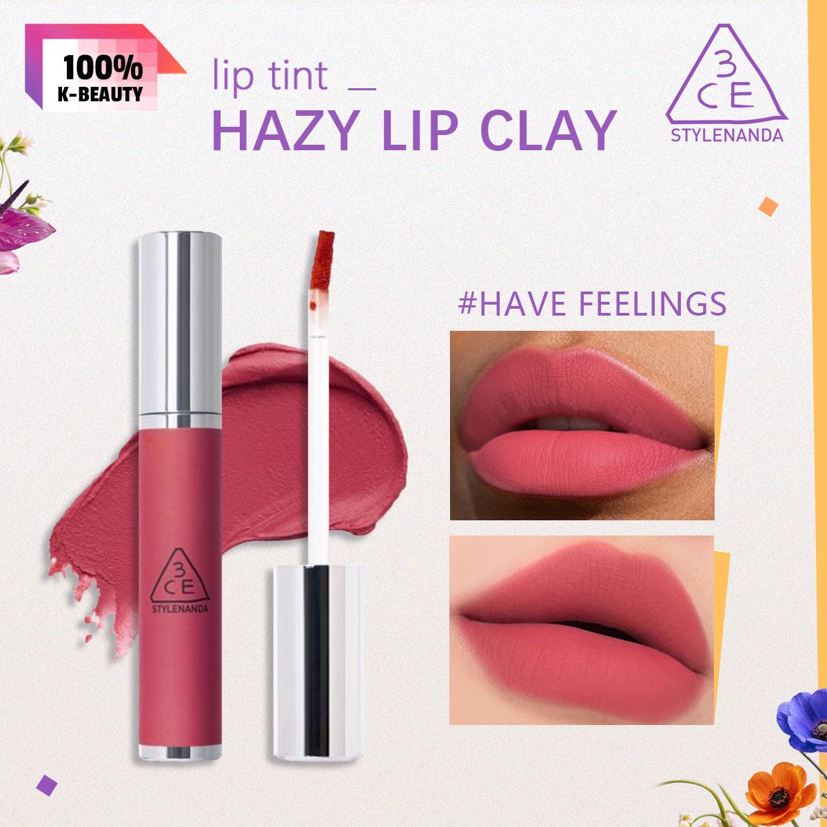 3CE HAZY LIP, Velvet Blur Lip 4g/0.141oz (10 farebných možností) 4g/0.141oz