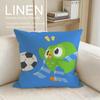 Game Duolinggo Cushion Cover Pillowcase Set Pcs x x Breathable Washable Sofa Cushion Cover