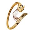 Fashionable and Creative Fashionable Leopard Bracelet High-end Open Bracelet for Men and Women