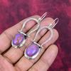 Purple Copper Turquoise Jewelry, 925 Solid Sterling Silver Earrings Jewelry, Handmade Earrings Gemstone Jewelry For Women