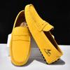 Zapatos de Conducir Clásicos Británicos de Cuero sin Cordones para Pareja, Tallas Grandes 35-49.