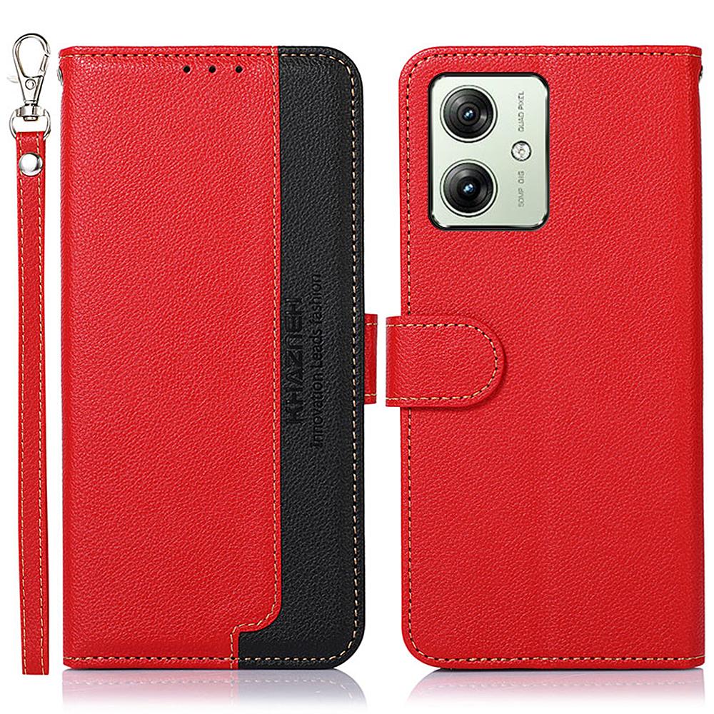For Motorola Moto G64 5G Wallet Case RFID Blocking Leather Phone Cover