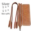 PU Leather Shoulder Bag Knitting Kits DIY Crochet Bag Making Bag Handles Zipper Bag Bottom Shaper for Crochet Handbags