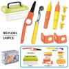 Cutie de depozitare educativă și distractivă din carton pentru copii, set DIY cu șuruburi pentru strângere manuală a piulițelor și dezasamblare
