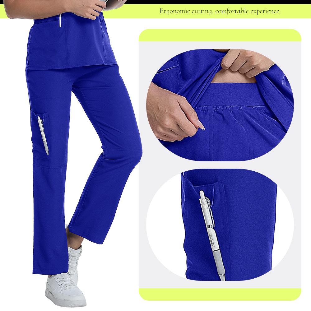 Short Sleeve Nurse Uniform Set for Spa, Salon, and Medical Staff - Available In Five Colors