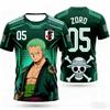Neues japanisches Anime One Piece Sonderedition Fußballtrikot Fußball Familienpassende Freizeitkleidung Schnelltrocknendes Sport-T-Shirt