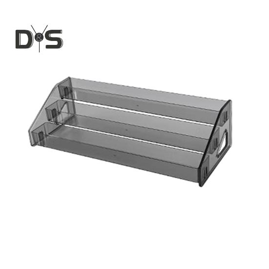 

Стойка для хранения лака для ногтей, простая установка, прозрачный многослойный держатель для лака для ногтей, органайзер для солнцезащитных очков Triple Layer