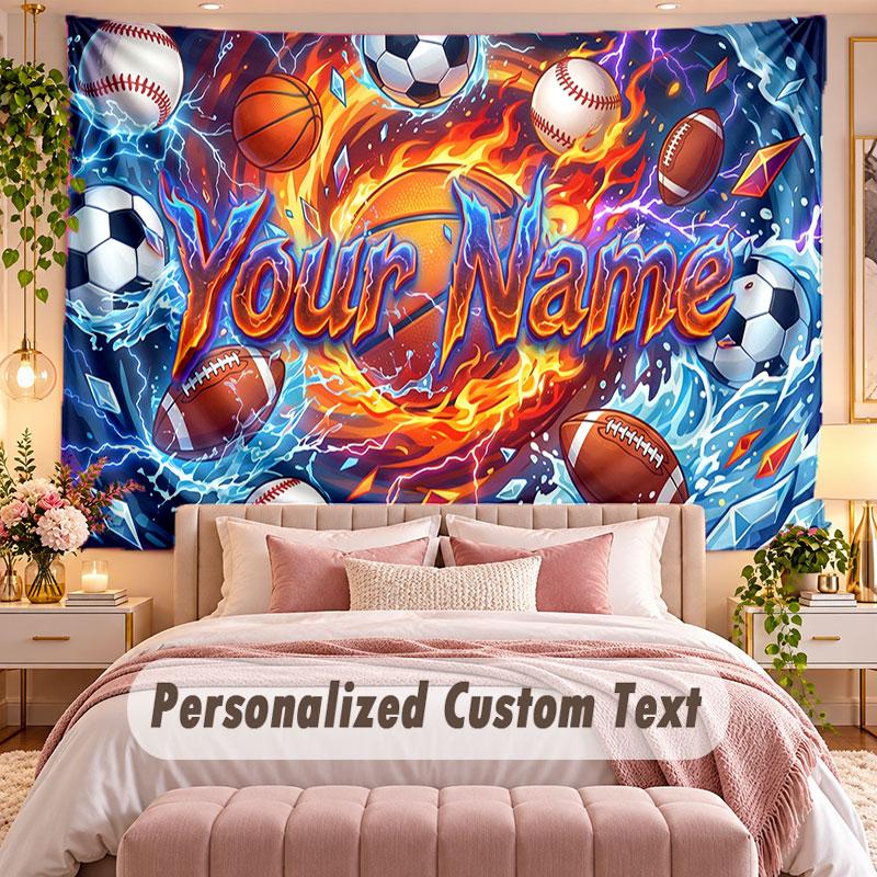 Other Similar Designs (103) Theme Wall Tapestry Customized With Name Text Personalized Hanging Tapestry For Bedroom Living Room Decor