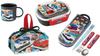 Skater Tomica 25 Antibacterial Dishwasher Safe Soft Lid Tight Lunch Oval 360ml Trio Set Lunch Working Police Kids Character Tight Set Box, Shape,