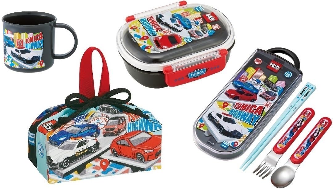

Skater Tomica 25 Antibacterial Dishwasher Safe Soft Lid Tight Lunch Oval 360ml Trio Set Lunch Working Police Kids Character Tight Set Box, Shape, чёрный