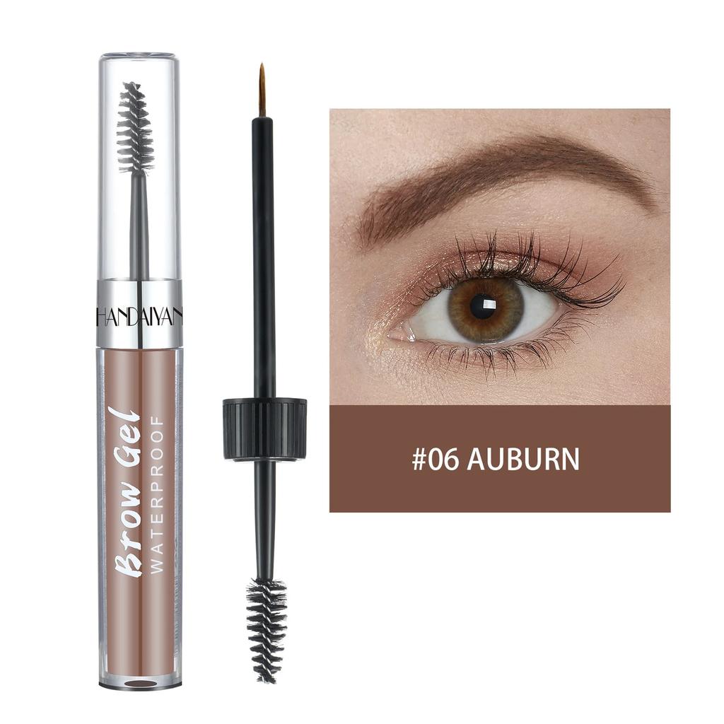 HANDAIYAN Gel de Tatuaje para Cejas Semi-permanente Impermeable Duradero Tinte para Cejas Marrón Negro Crema para Teñir Cejas Maquillaje para Mujeres