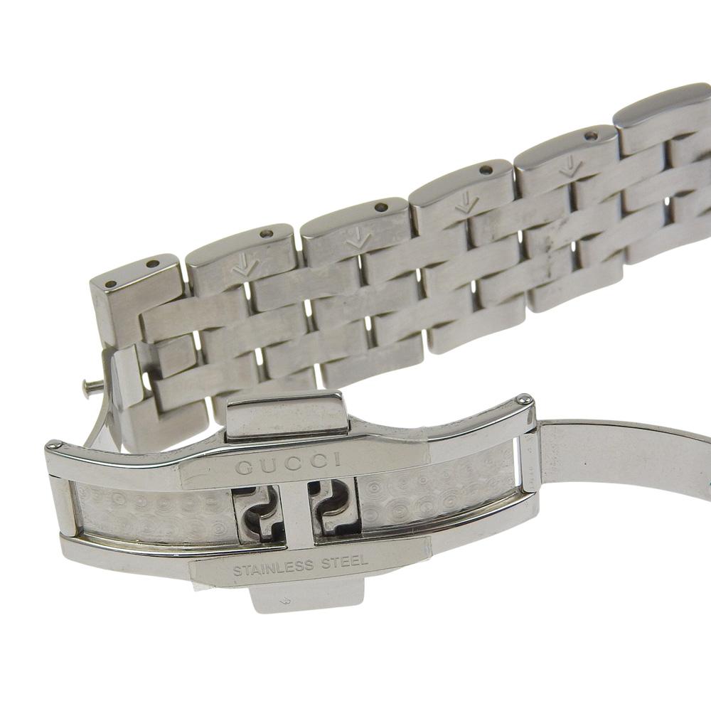 Gucci G Class Watches 5500XL blackDial Stainless Steel Quartz Analog Display Mens Used