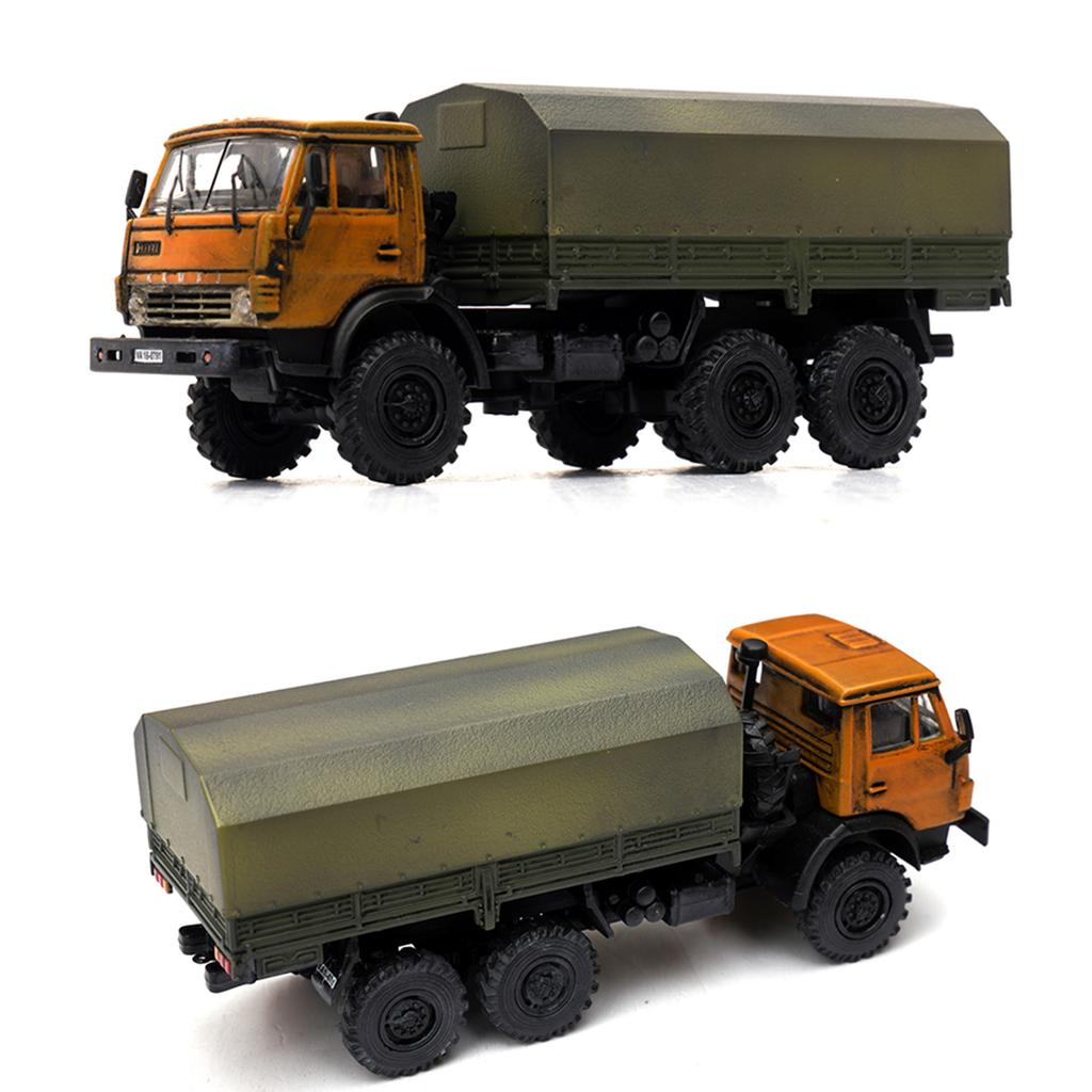 1/72 LE12061LA Russian KAMAZ43101 Truck Model Engineering Vehicle Painting Finished Product Collection Model