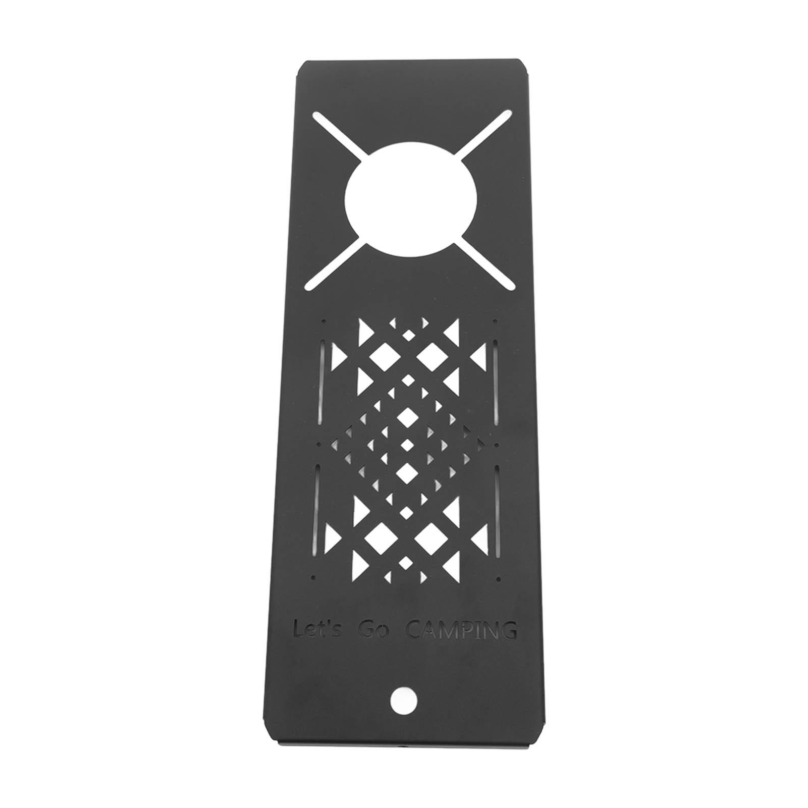 

Camping Table Board Aluminum Alloy Portable Multifunctional Spider Stove Table Plate with Detachable Wooden Stand for IGT Series Flexible Combination